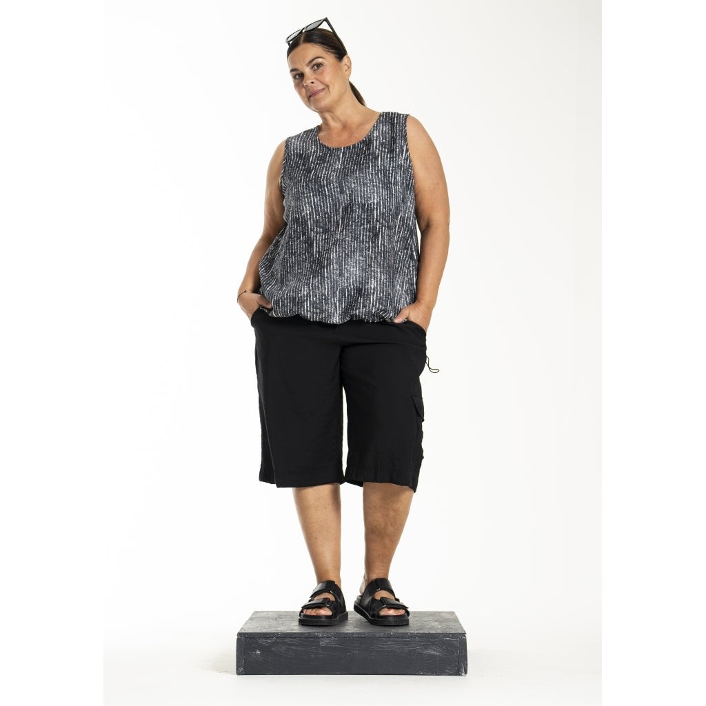 Gozzip Woman GLorena Top Top Black/White