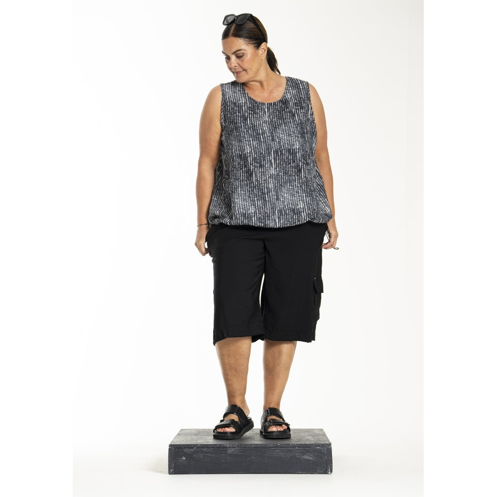 Gozzip Woman GLorena Top Top Black/White