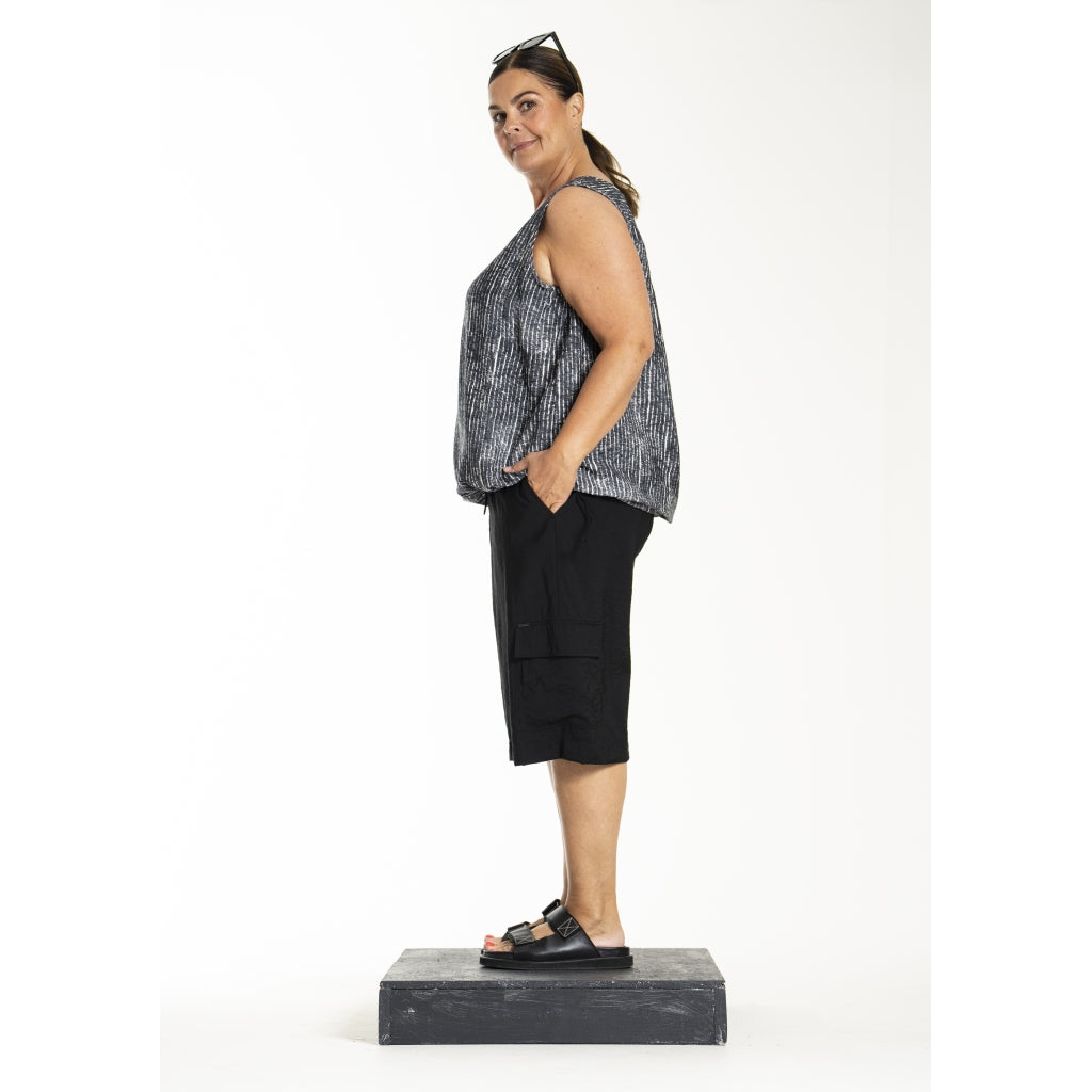 Gozzip Woman GLorena Top Top Black/White