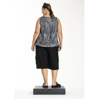 Gozzip Woman GLorena Top Top Black/White