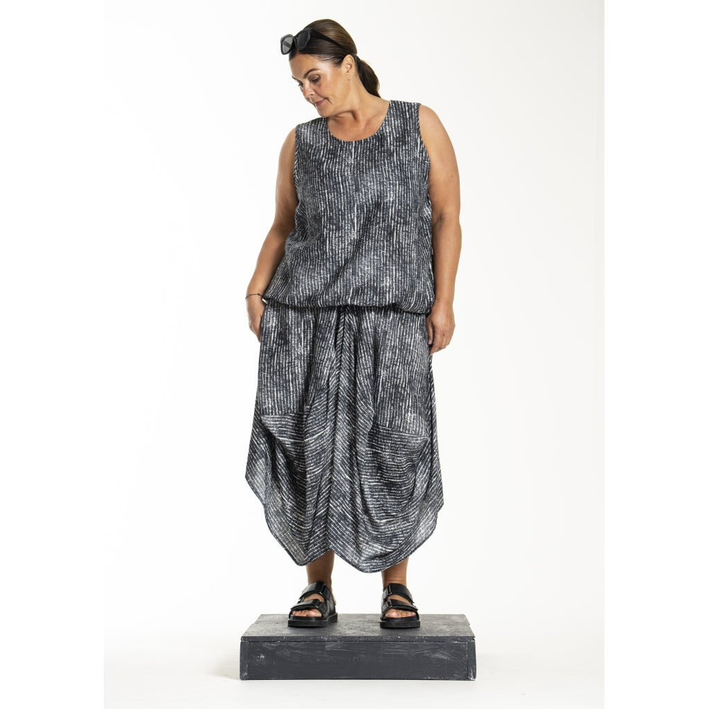 Gozzip Woman GLorena Top Top Black/White