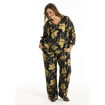 Gozzip Woman GLovise Ballon Pants Pants Black-brass