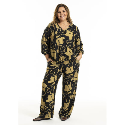 Gozzip Woman GLovise Ballon Pants Pants Black-brass