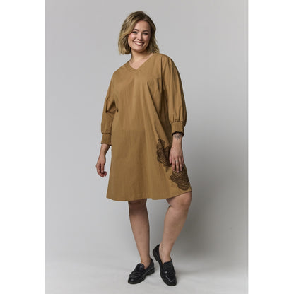 Gozzip Woman GMeta Tunic Tunic Brown