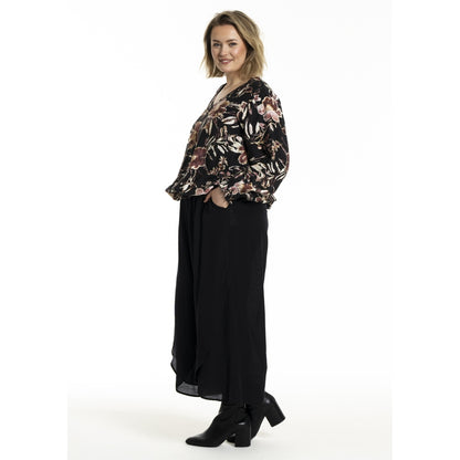Gozzip Woman GMirabelle Blouse Blouse Black Print