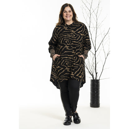 Gozzip Woman GMonna Shirt Tunic Shirt Tunic Black