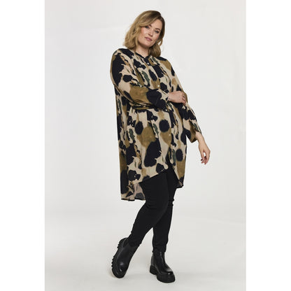 Gozzip Woman GMonna Shirt Tunic Shirt Tunic Beige/Black