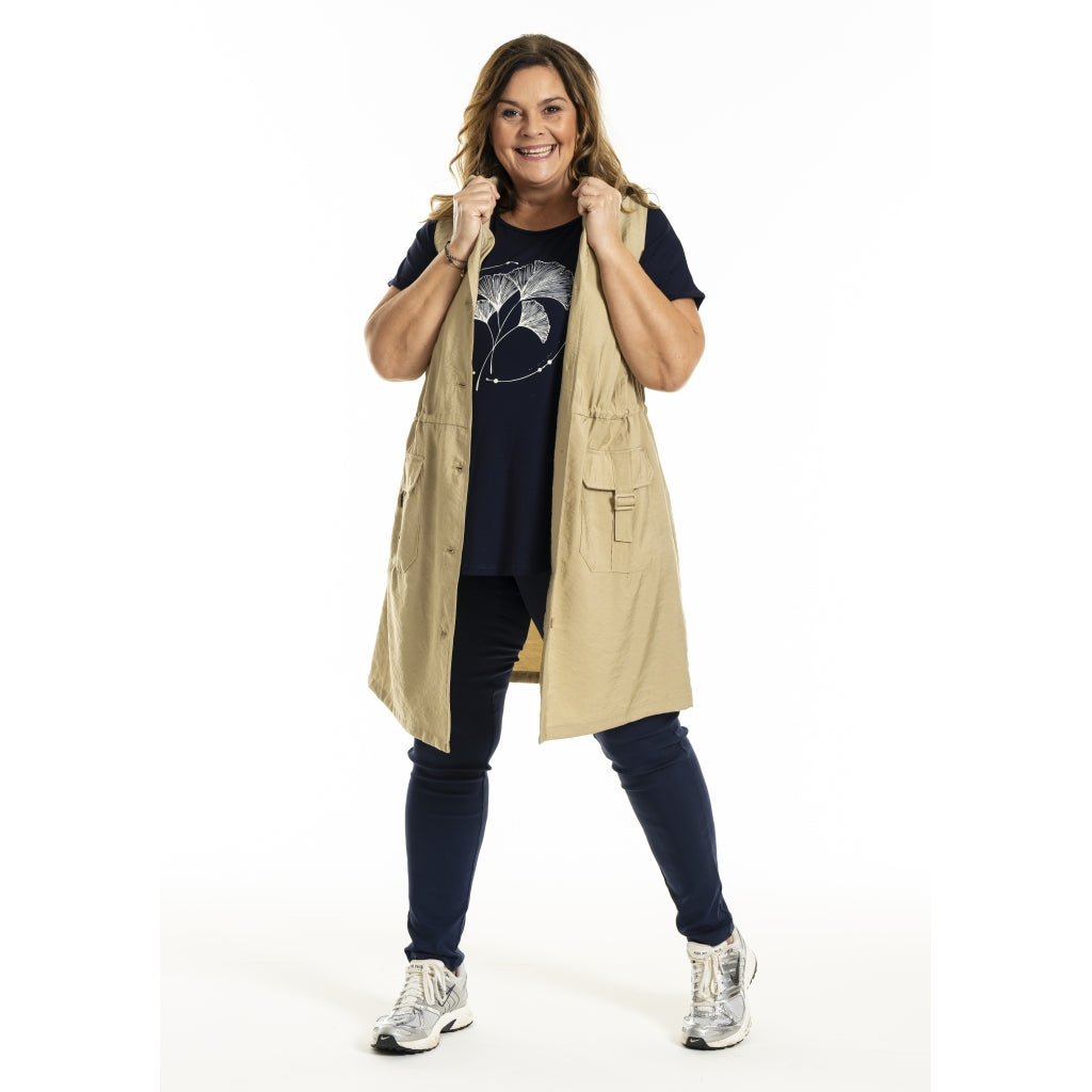 Gozzip Woman GMouna Waistcoat Waistcoat Sand