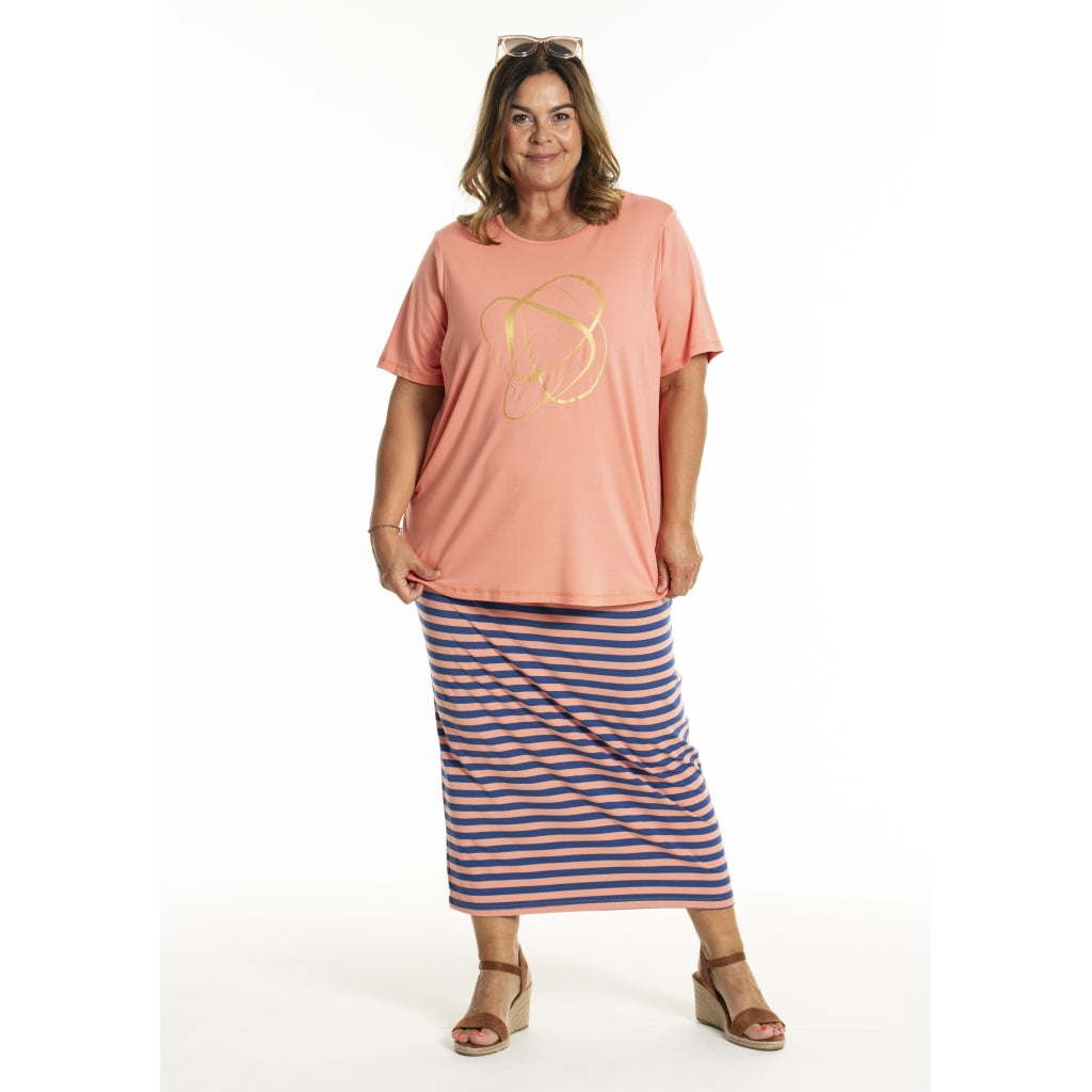 Gozzip Woman GPennie Skirt Skirt Coral/Blue