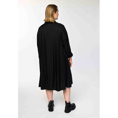 Gozzip Woman GSabine A shaped shirt tunic Shirt Tunic Black
