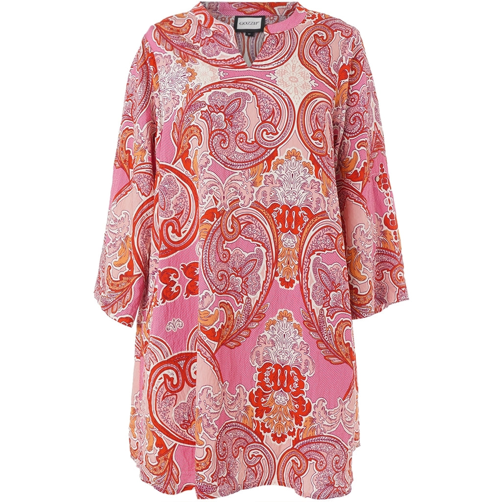 Gozzip Woman GSkuld Tunic Tunic Red mix print