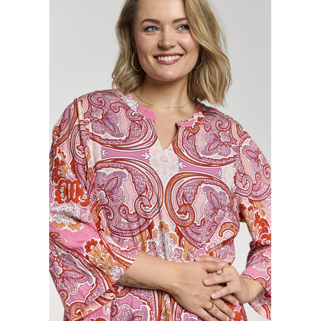 Gozzip Woman GSkuld Tunic Tunic Red mix print