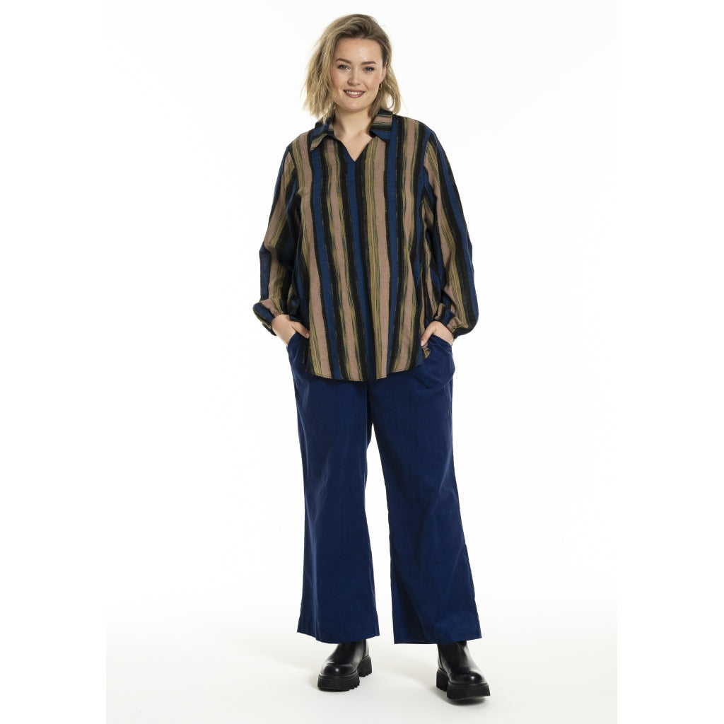 Gozzip Woman GSophia Shirt Blouse Shirt Blouse Multi colour stripes
