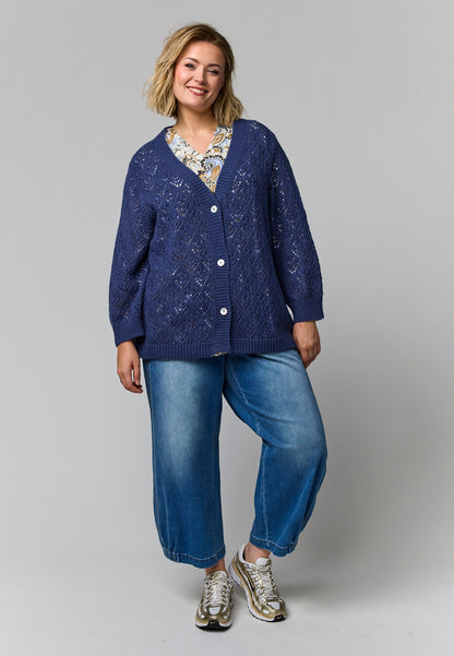 Gozzip Woman GVilda knit cardigan Cardigan Blue