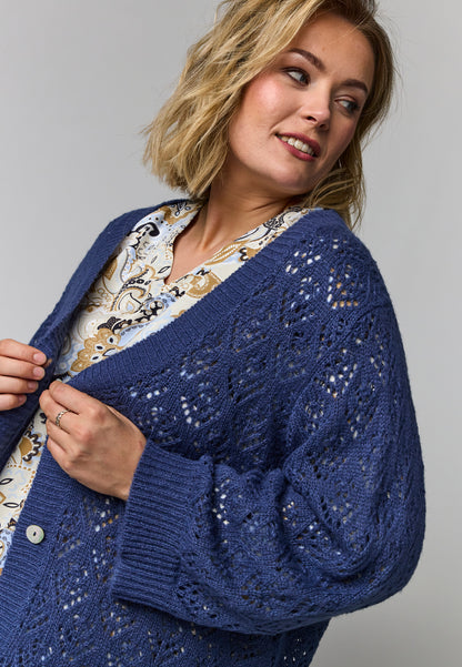 Gozzip Woman GVilda knit cardigan Cardigan Blue