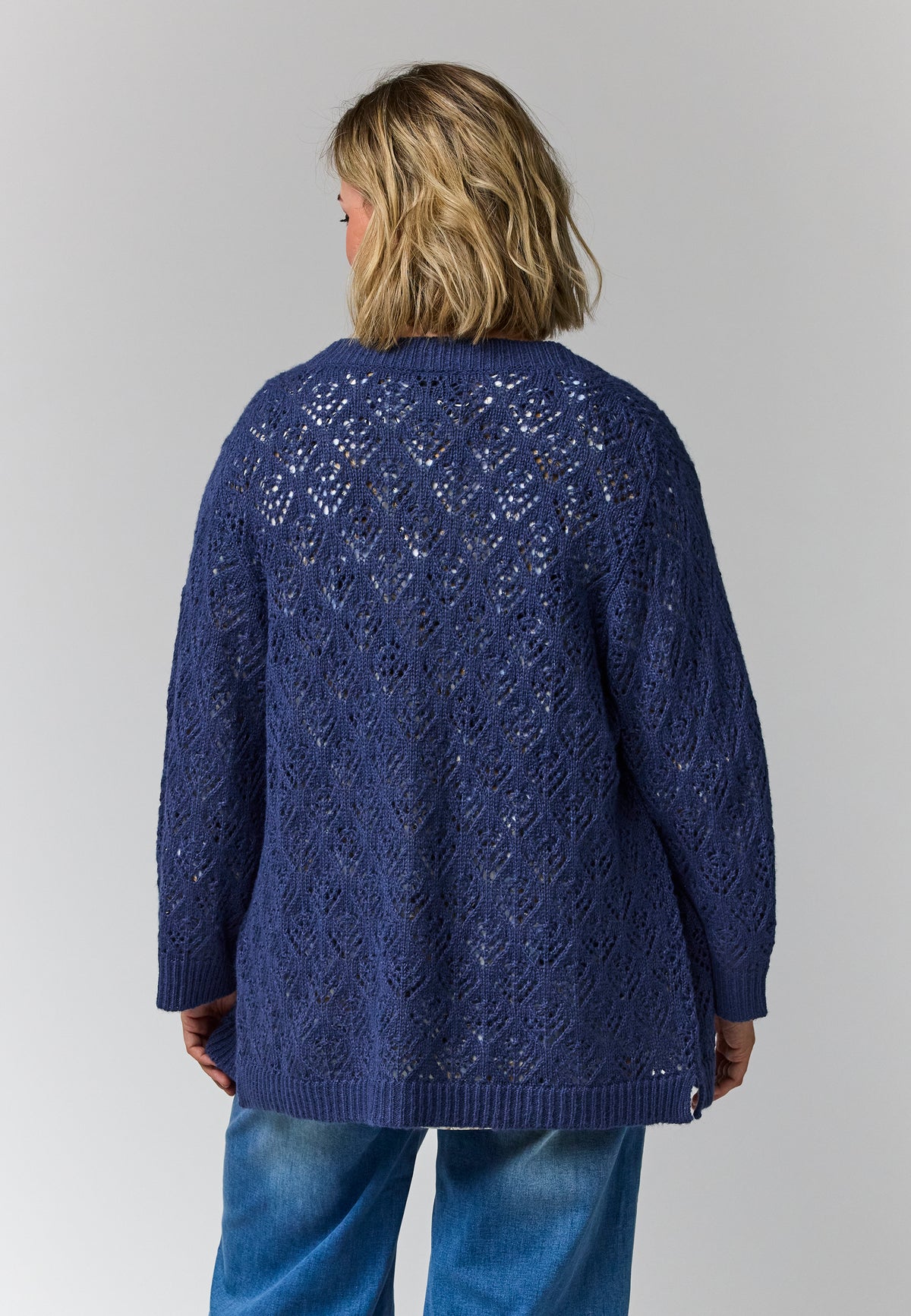 Gozzip Woman GVilda knit cardigan Cardigan Blue