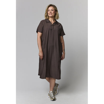 Gozzip Woman GViona Dress Dress Brown
