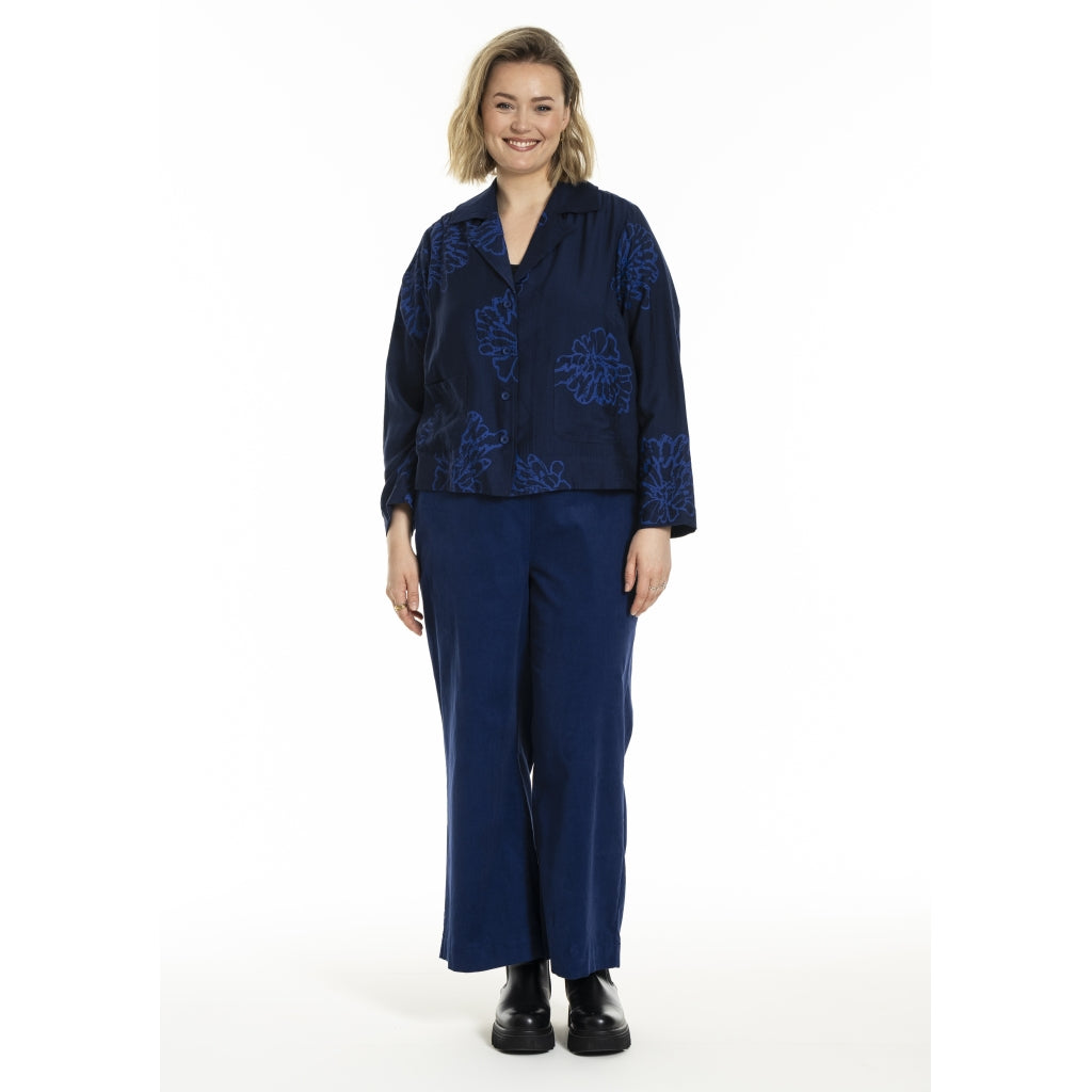 Gozzip Woman GZoe Shirt Jacket Shirt Jacket Royal Blue
