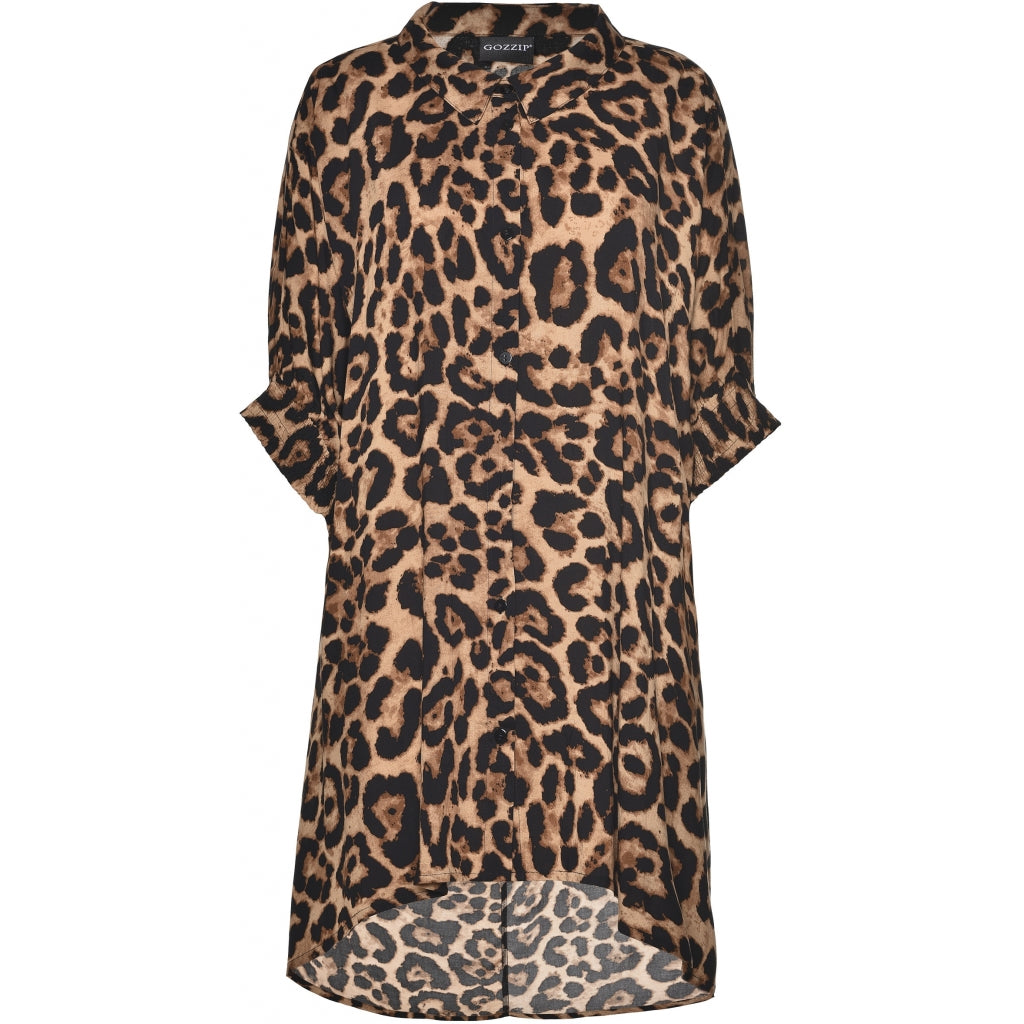 Gozzip Woman Gerda Oversize shirt Tunic Oversize shirt tunic Animal print