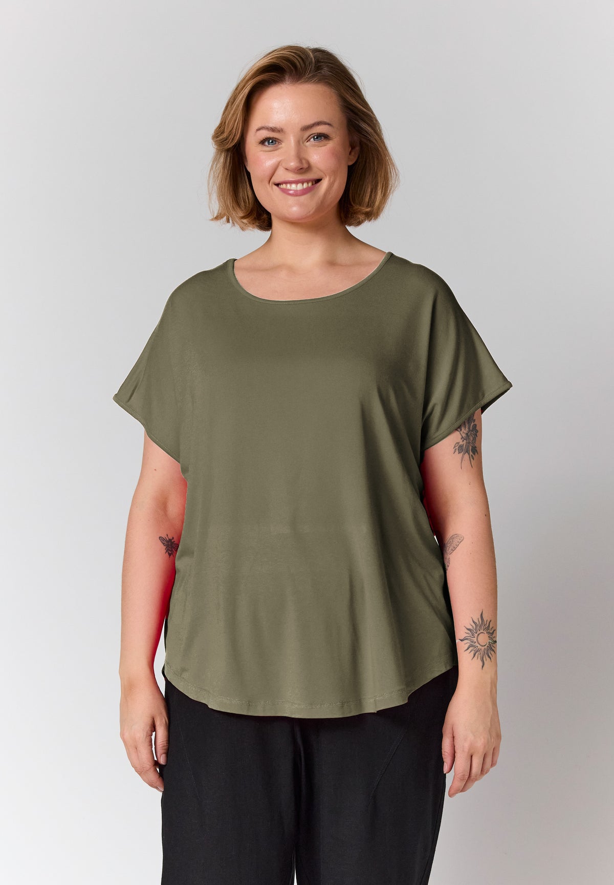 Gozzip Woman Gitte T-shirt T-Shirt Army