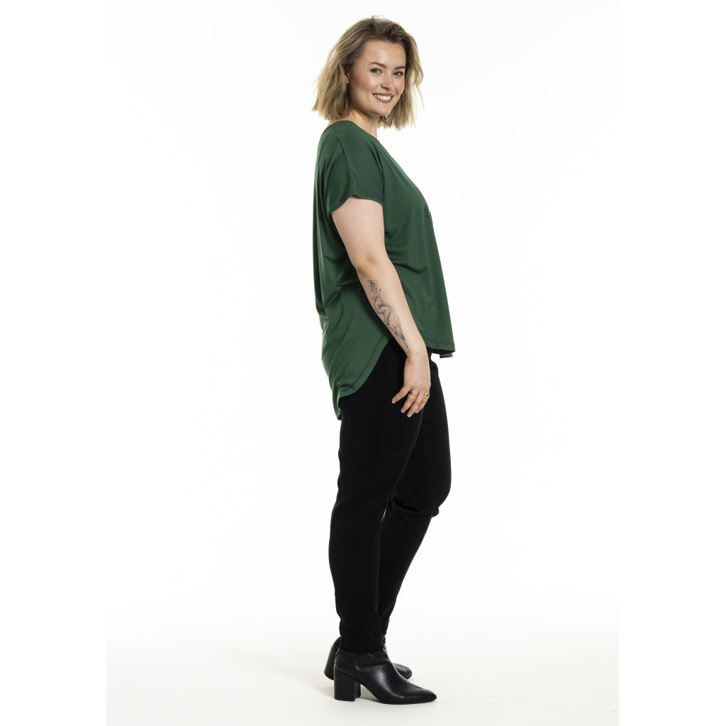 Gozzip Woman Gitte T-shirt with print T-Shirt Green
