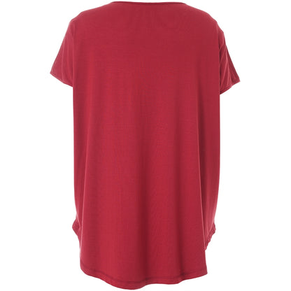 Gozzip Woman Gitte T-shirt with print T-Shirt Scarlet