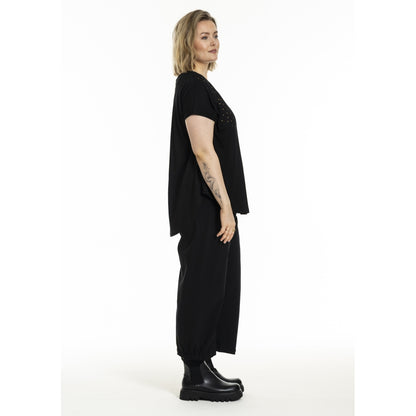 Gozzip Woman Gitte T-shirt with print T-Shirt Black