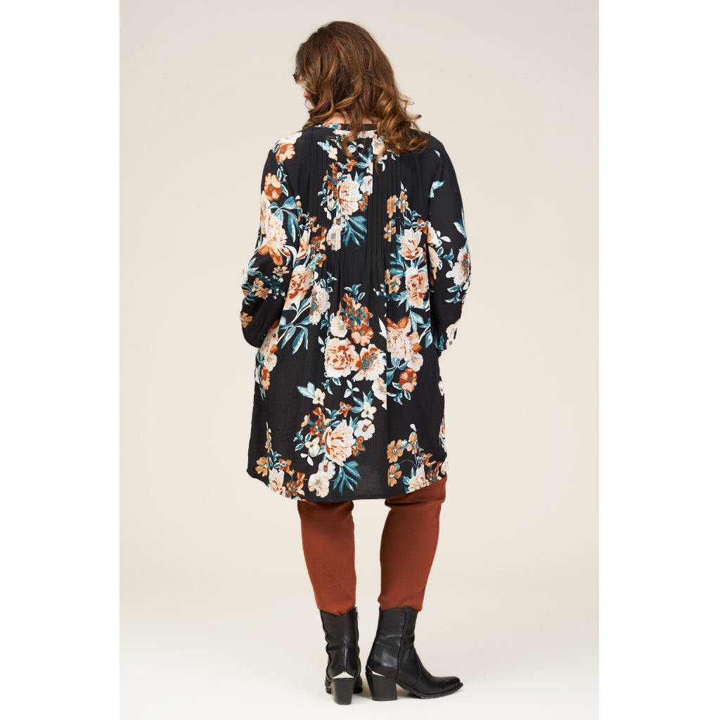Gozzip Woman Johanne Shirt Tunic Shirt Tunic Black printed