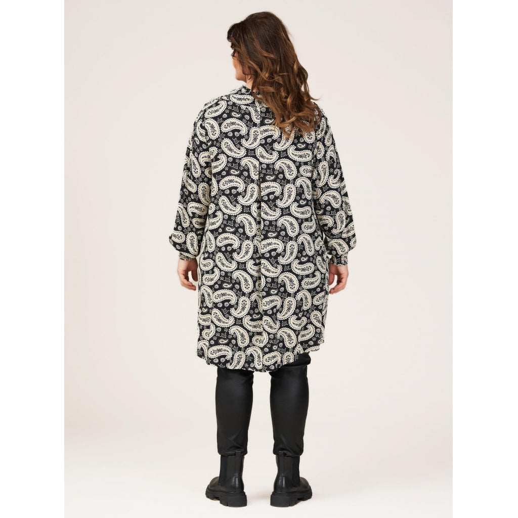 Gozzip Woman Mariann Tunic Tunic Black printed
