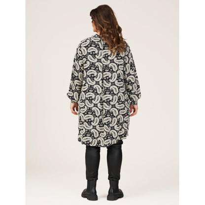 Gozzip Woman Mariann Tunic Tunic Black printed