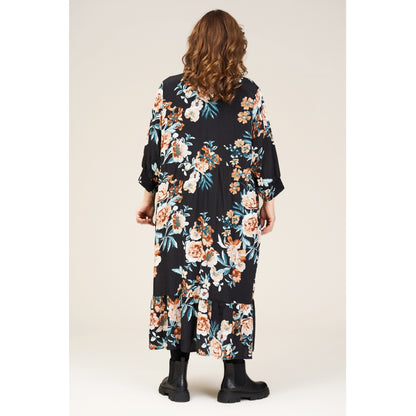 Gozzip Woman Victoria Dress Dress Black printed